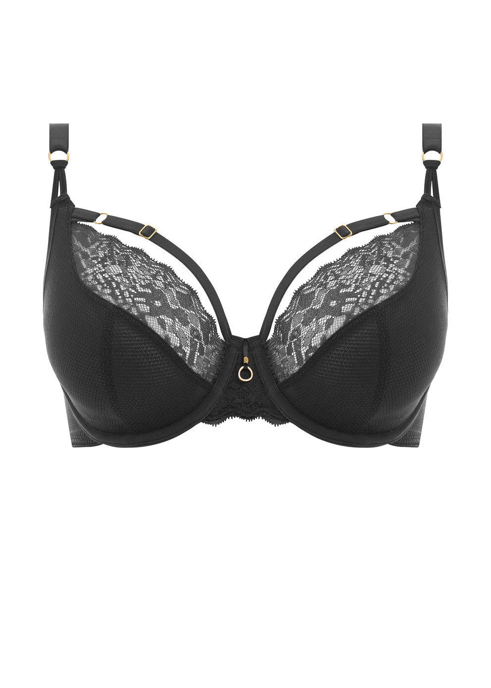Temptress Plunge Bra - Black