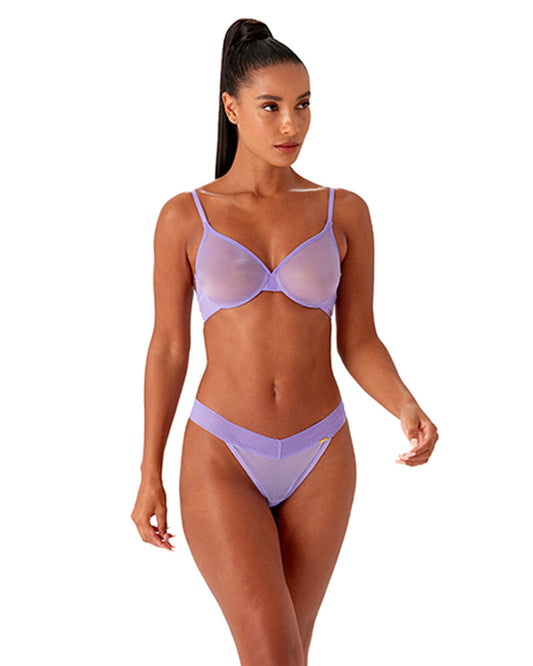 Glossies Thong - Violet