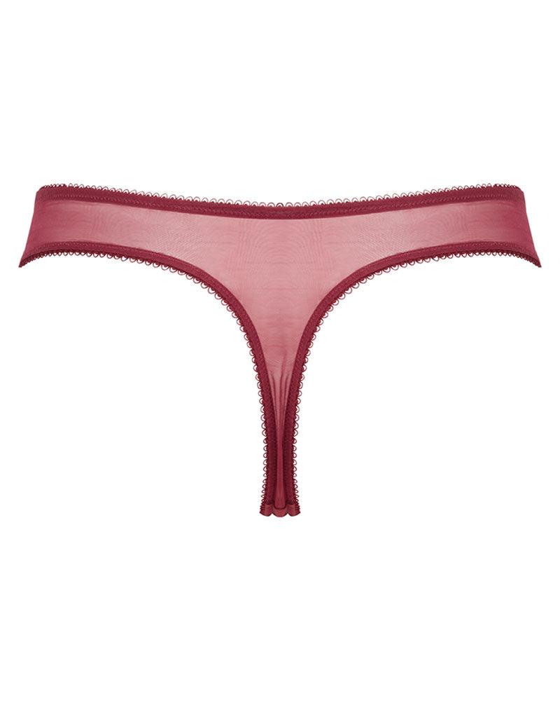 Superboost Lace Thong - Cranberry