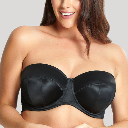 best black strapless bra