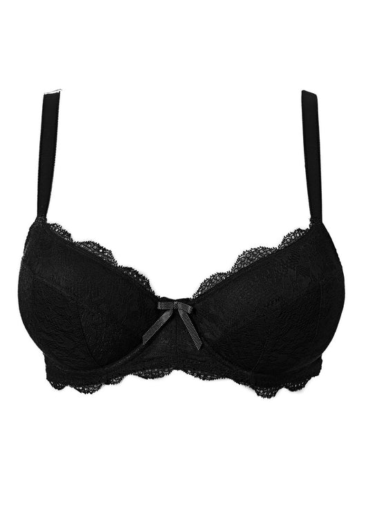 Freya Fancies Half Cup Padded Bra- Black