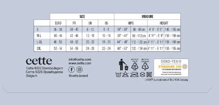 Seamless Matt 15 Denier - Black