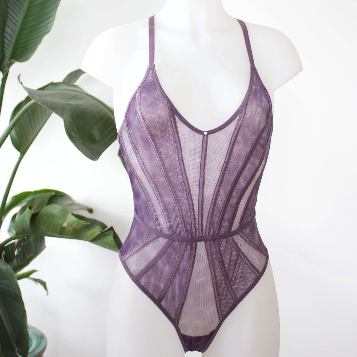 Futura Bodysuit - Purple Ash