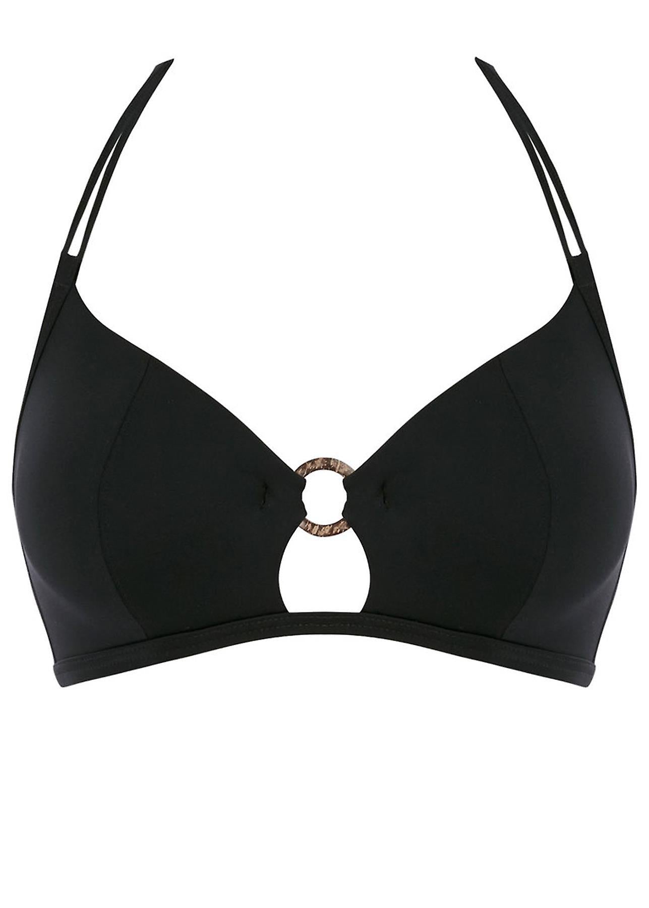Coco Wave Bikini Top - Black