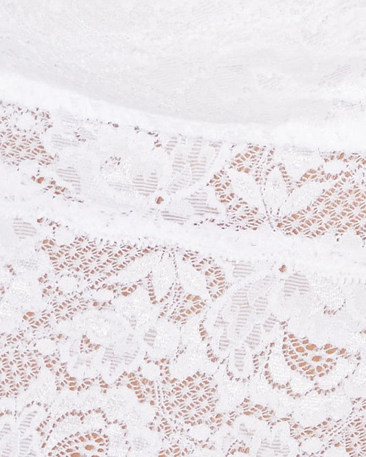 Never Say Never Ultra Curvy Plungie - White