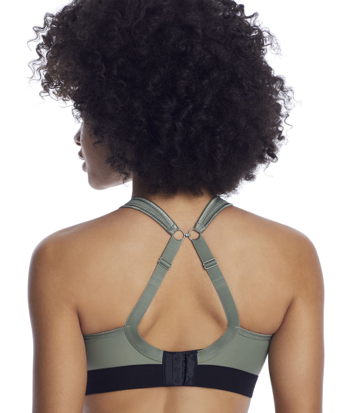 Panache Wireless Sports Bra - Khaki/Black