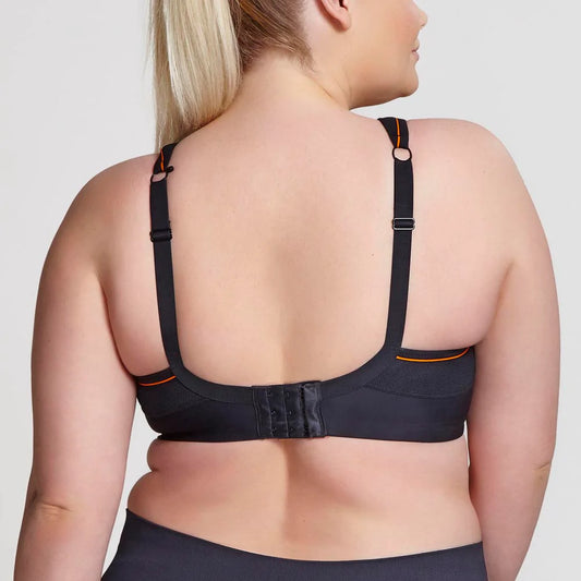 Sculptress Activate Wired Non-Padded Sports Bra - Black