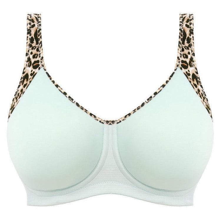 Sonic Wired Sports Bra - Pure Leopard Aqua