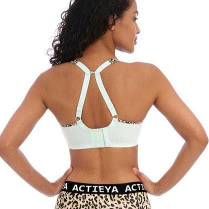 Sonic Wired Sports Bra - Pure Leopard Aqua