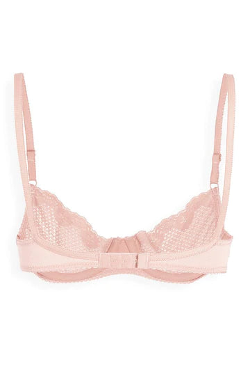 Alice Lace Demi Bra - Beige