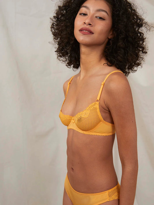 Alice Lace Demi Bra - Marigold