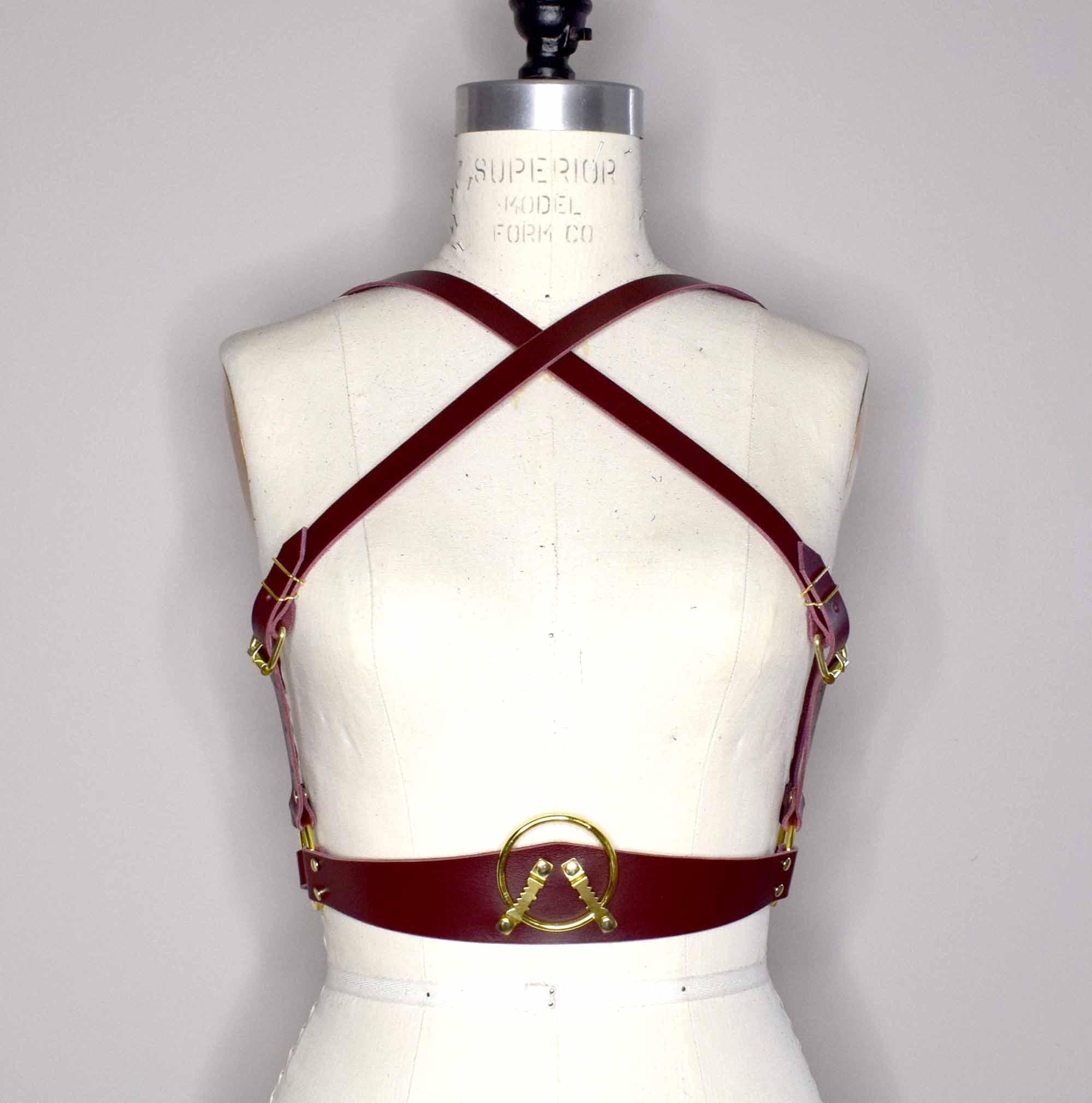 Oxblood Harness Belt - Sidnaw Company