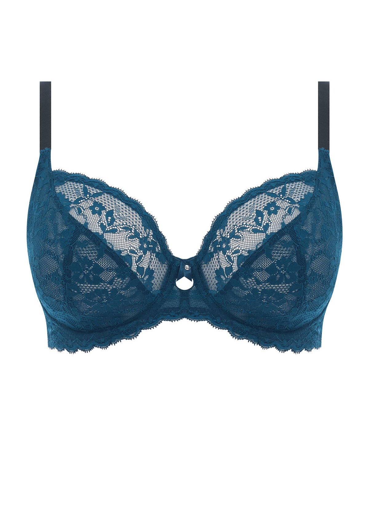 Offbeat Plunge Bra - Poseidon