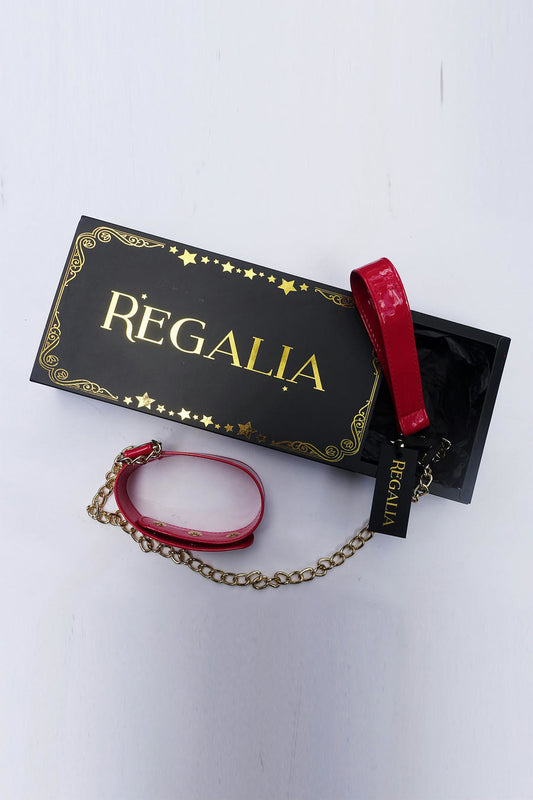 Collar with Lead - Red