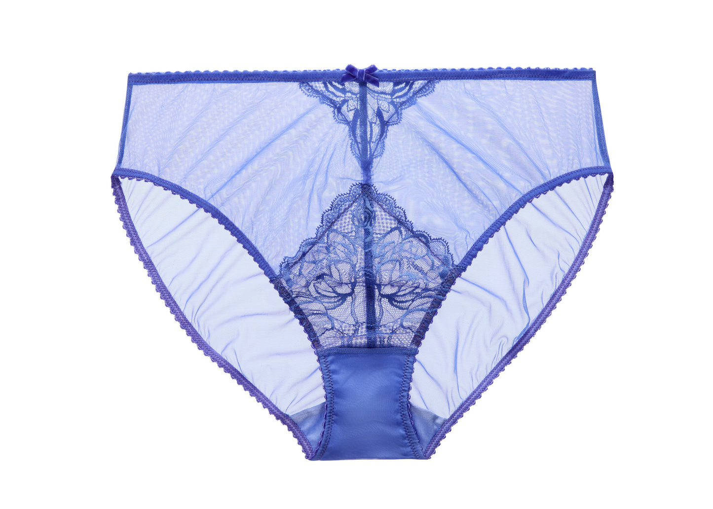 Gwendoline High Cut Brief - Periwinkle