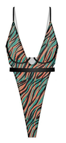 Binx high leg bodysuit