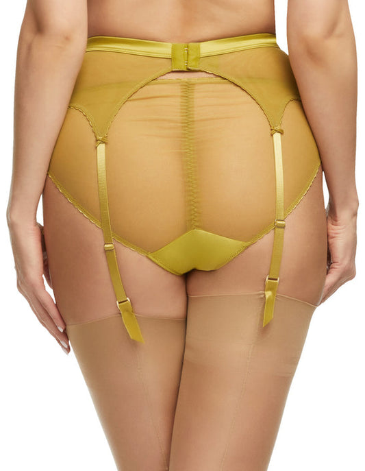 Julie's Roses Suspender - Chartreuse