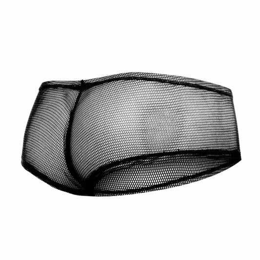 Fishnet Boxer Short - Black