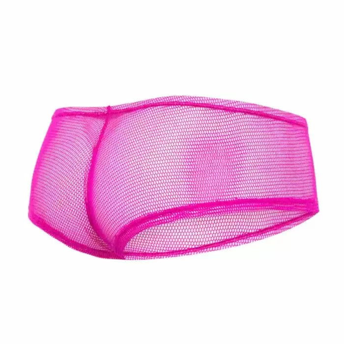 Fishnet Boxer Short - Hot Pink