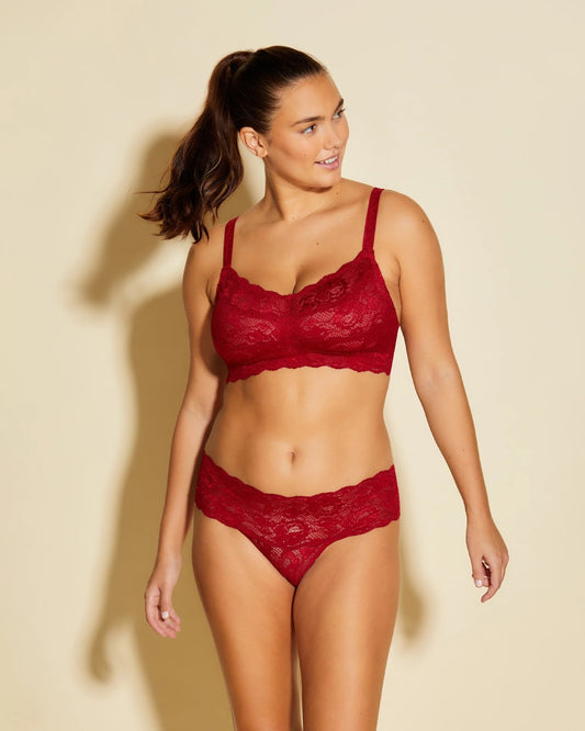 Never Say Never Curvy Sweetie Bralette - Sindoor Red