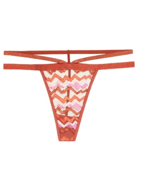 Peaks & Valleys Embroidery G-String