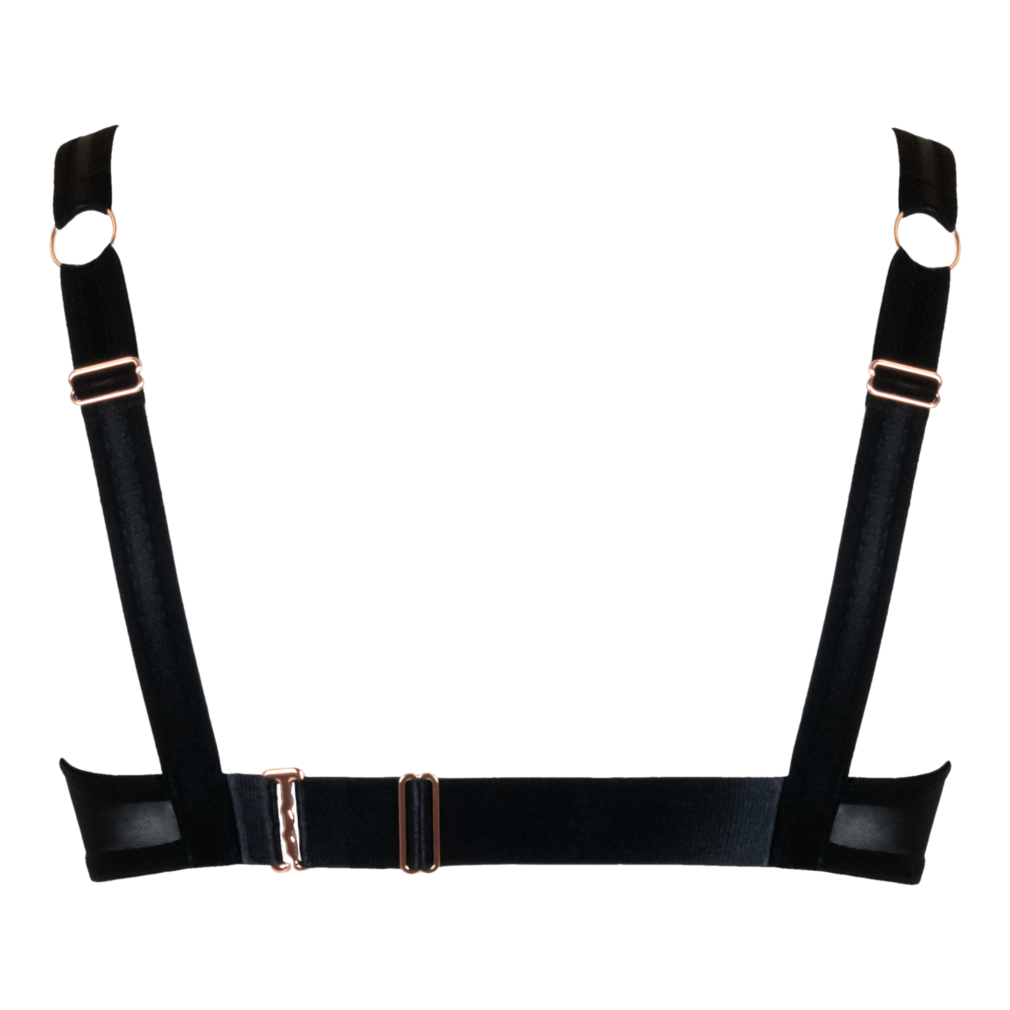 Superheroine Bandeau Bra - Black