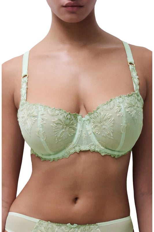 Champs Elysees Demi Bra - Green Powder