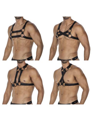 4WAY HARNESS - Black