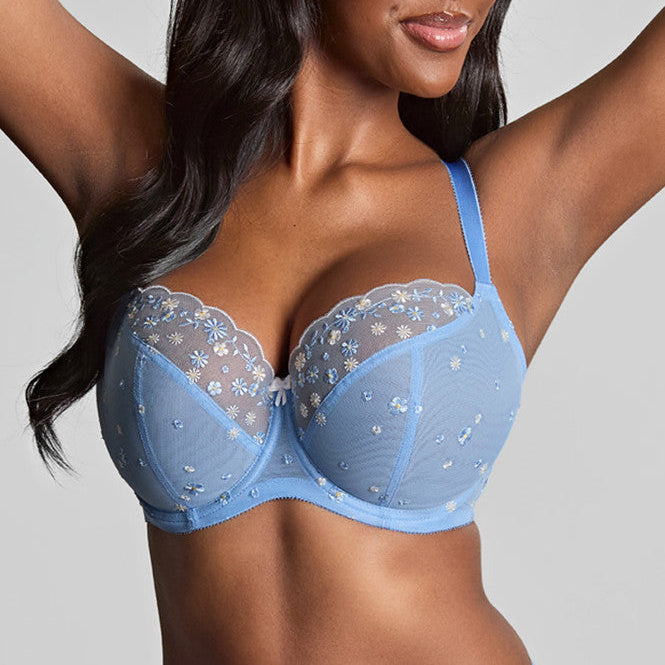 Blossom Balcony Bra - Daisy Chain Baby Blue