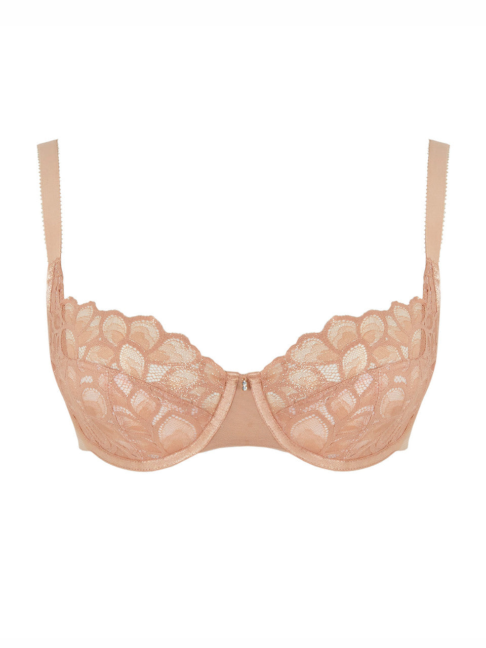 Allure Demi Balcony Bra - Champagne Gold