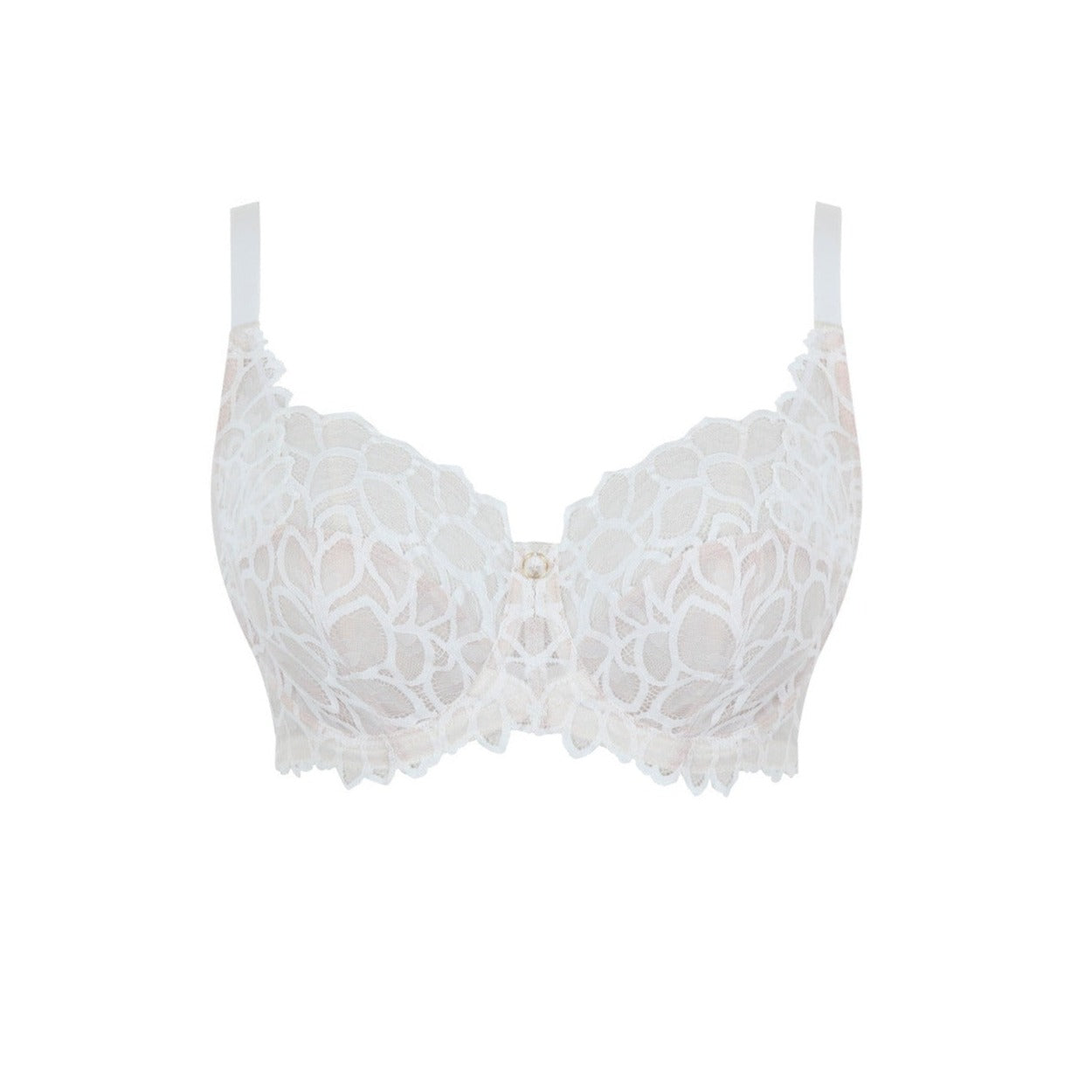 Allure Full Cup Bra - Ivory White