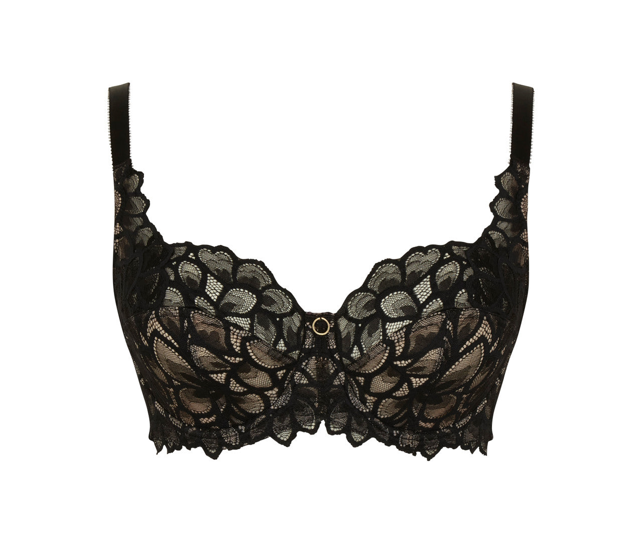 Allure Full Cup Bra - Black