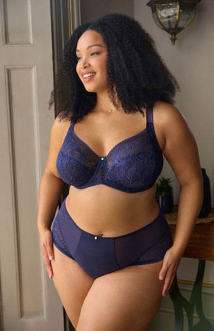 Dream Full Cup Bra - Navy Blue