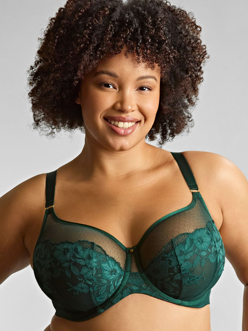 Josephine Full Cup Bra - Forest Green