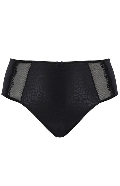 Esme Deep Brief - Black Animal