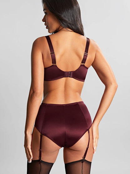 Grace Balcony Bra - Bordeaux Red