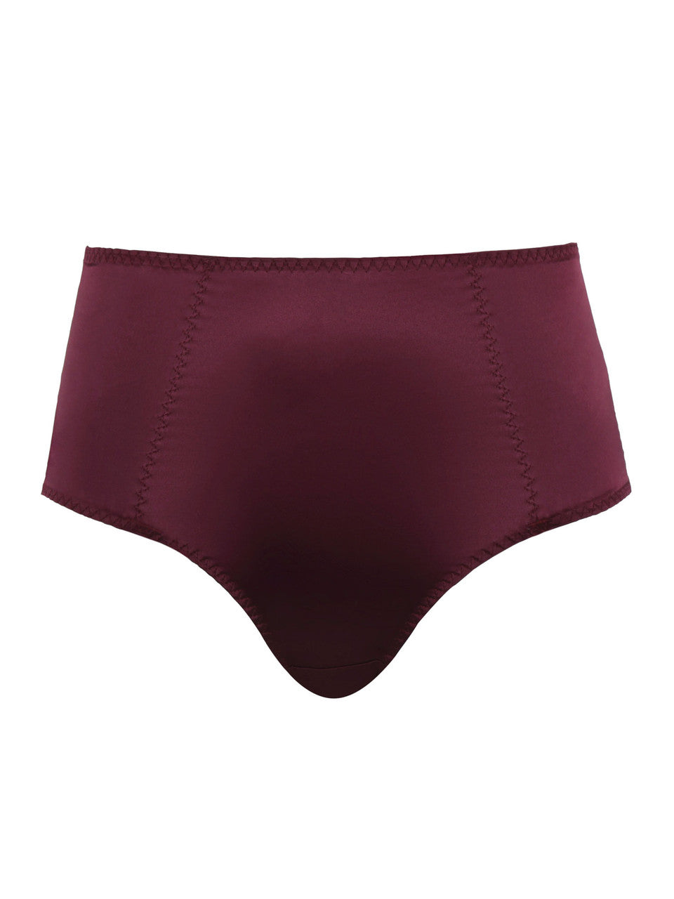 Grace Suspender Brief - Bordeaux Red