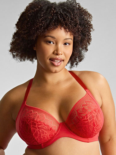 Sophia Plunge Bra - Red