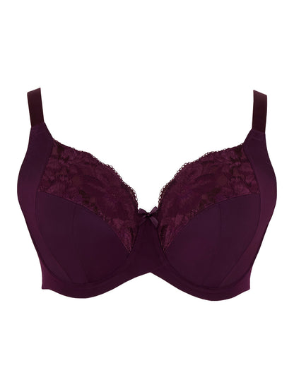 Amara Full Cup Bra - Plum Purple
