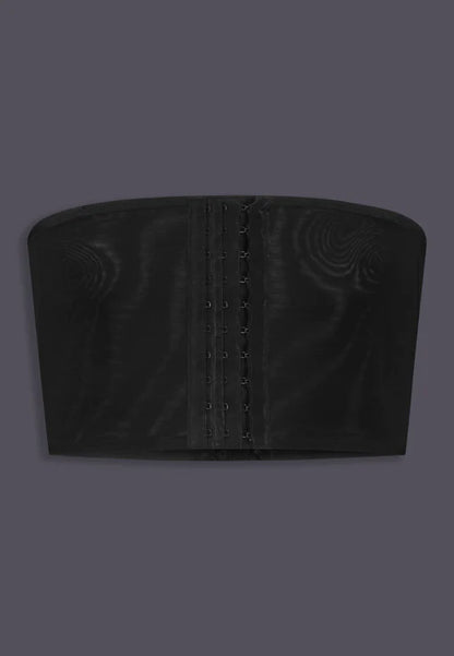 Binder Band Hook & Eye Closure - Black