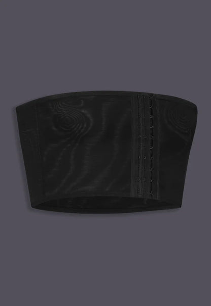 Binder Band Hook & Eye Closure - Black