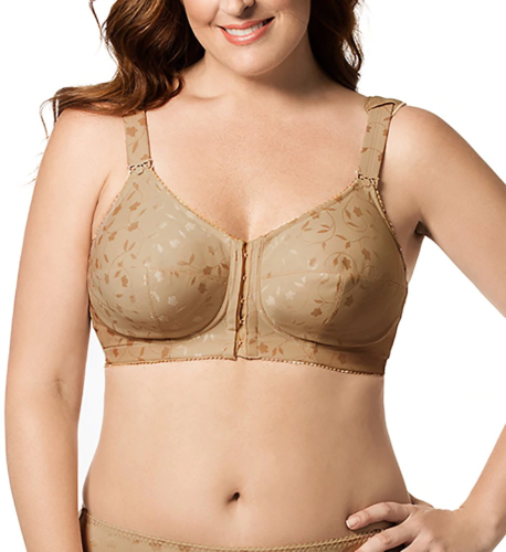 Front Hook Jacquard Softcup - Mocha