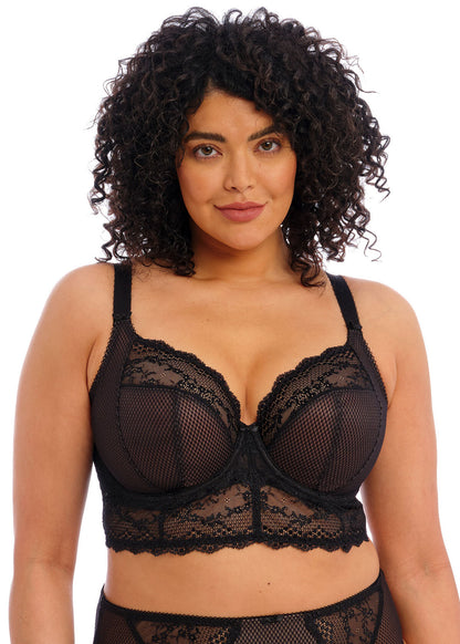 Charley Plunge Underwired Bralette - Black