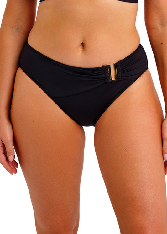 Merissa Mid Rise Bikini Brief - Black
