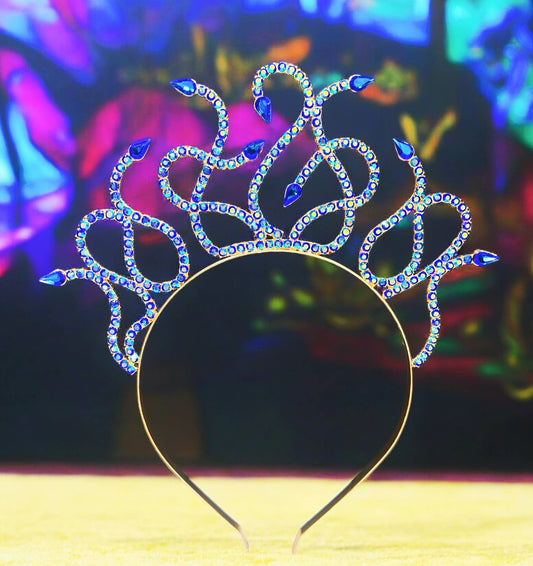 Sapphire Medusa Headband