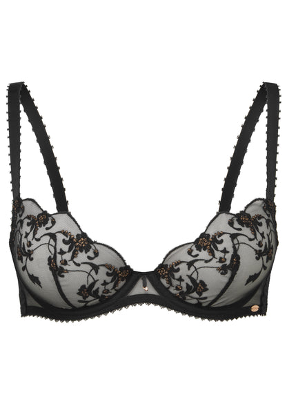 VIP Taboo Bra - Black with Gold