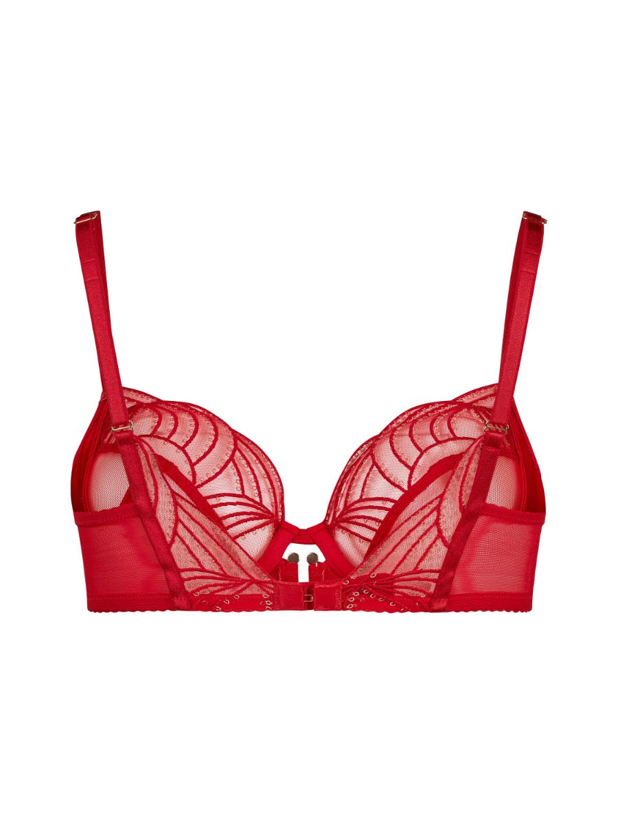 Viva Non-Padded Plunge Bra - Tango Red