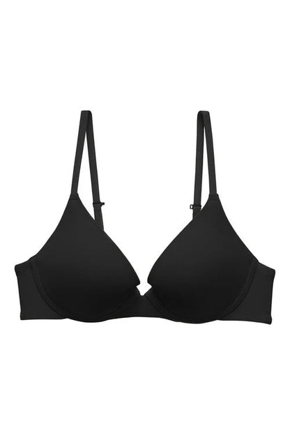 Minimal Convertible Push-Up Bra - Black