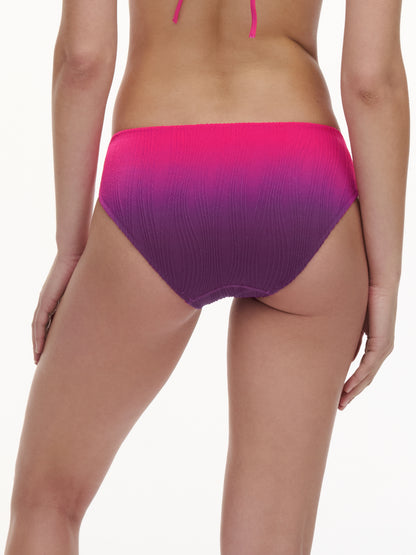 Flex Size Swim Bottom Brief Sunset Tie Dye - Pink/Purple