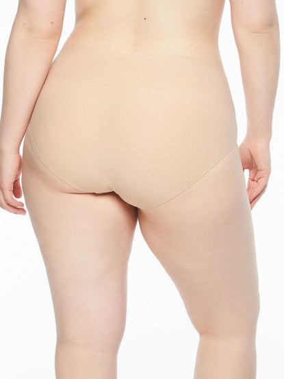 Soft Stretch High Waist Brief (1X - 4X) - Beige